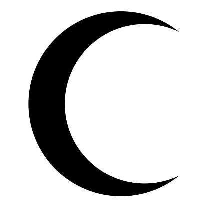 Symbole Lune croissante
