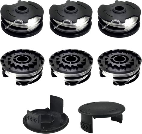 Photo illustrative d'un kit de réparation comprenant une bobine neuve et du fil de coupe