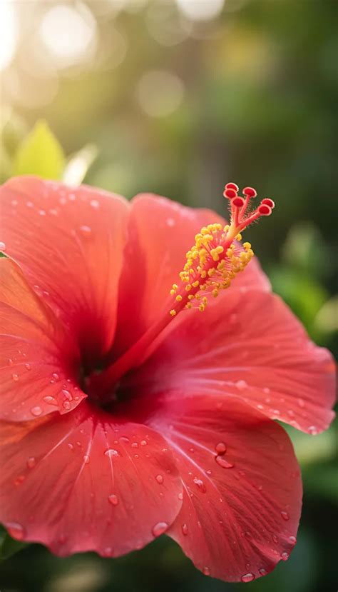 Champ de fleurs d'hibiscus sous un soleil tropical