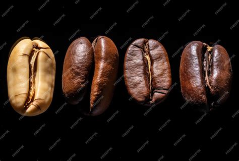 Différents types de grains de café