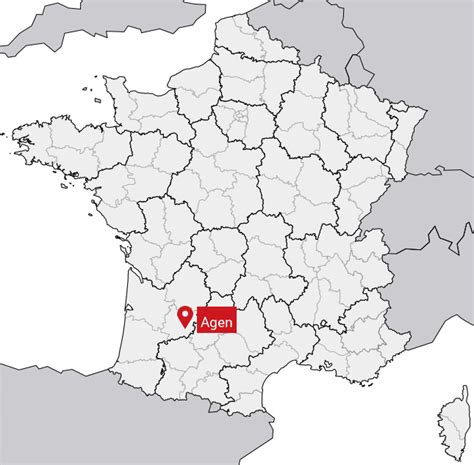 Carte des principaux loueurs de matériel à Agen et ses environs