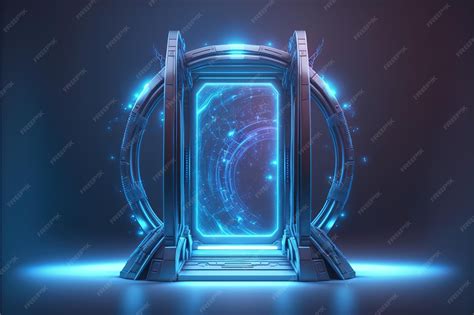 Schéma du portail de téléportation alien