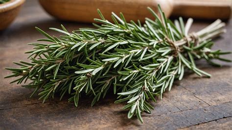 Gros plan sur un plant de romarin frais dans le Potager du Roi
