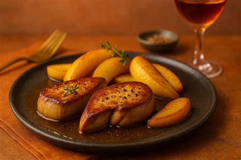 plat de fête potage châtaigne foie gras