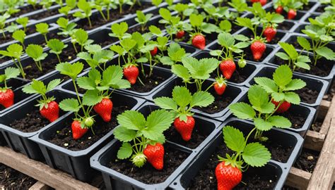 Marquage des plants de fraisiers les plus productifs