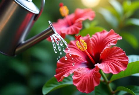 Techniques d'arrosage appropriées pour l'hibiscus