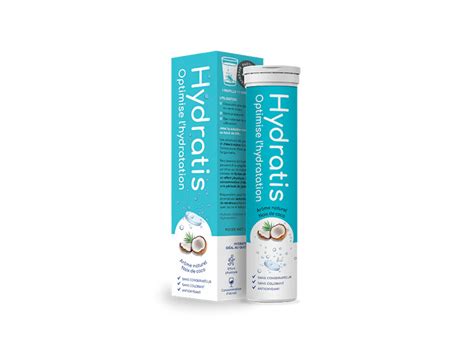 Pastilles de coco compressées en cours de réhydratation