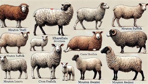 Moutons dans une palmeraie algérienne