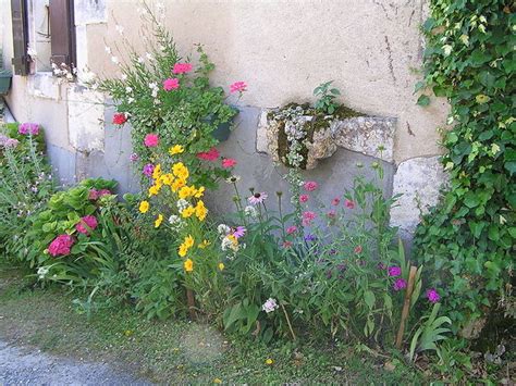 Jardin de façade fleuri