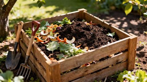 Illustration de l'utilisation du compost dans un jardin