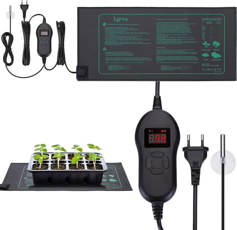 Serre de germination avec tapis chauffant