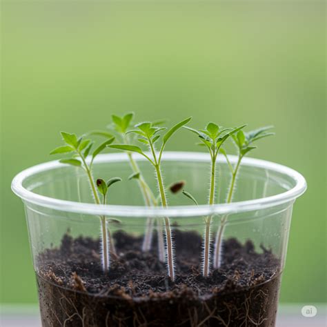 Jeunes plants prêts pour la transplantation