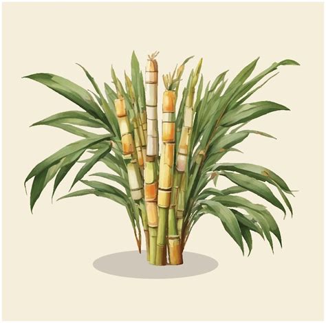 Dessin d'une plantation de canne à sucre en Louisiane