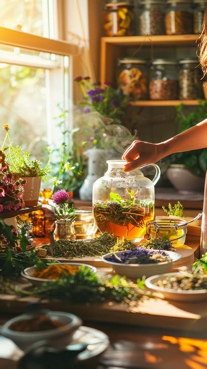 Herbal tea preparation from wild plants
