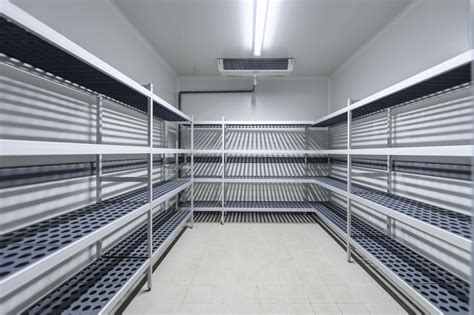 étagères de stockage de semences en chambre froide à basse température