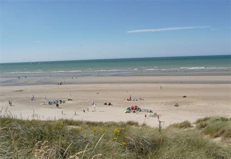 Vue aérienne des dunes et de la plage de Zuydcoote