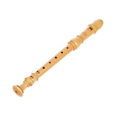 Image d'une flûte à bec soprano en poirier