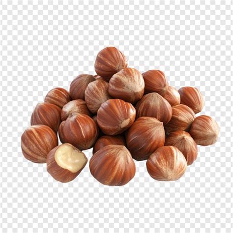 Noisettes récoltées, prêtes à être consommées ou transformées