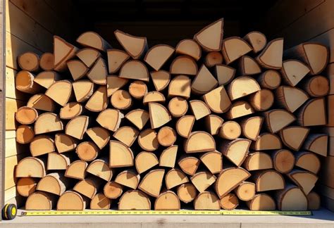 Illustration d'un stère de bois