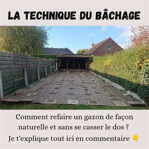 Technique de bâchage pour éradiquer les plantes