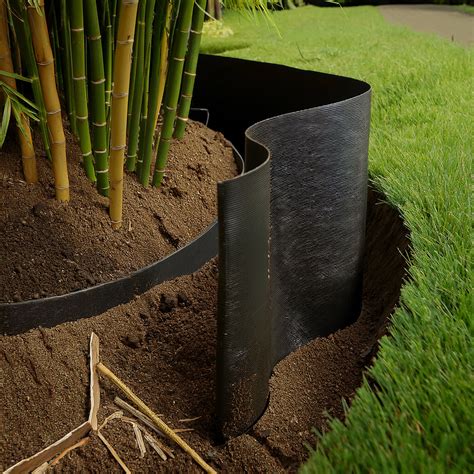 Barrière anti-rhizomes pour plantes envahissantes