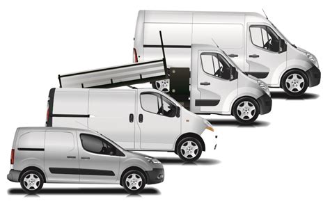 Différents types de véhicules utilitaires disponibles à la location