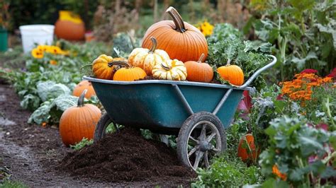 potager en automne