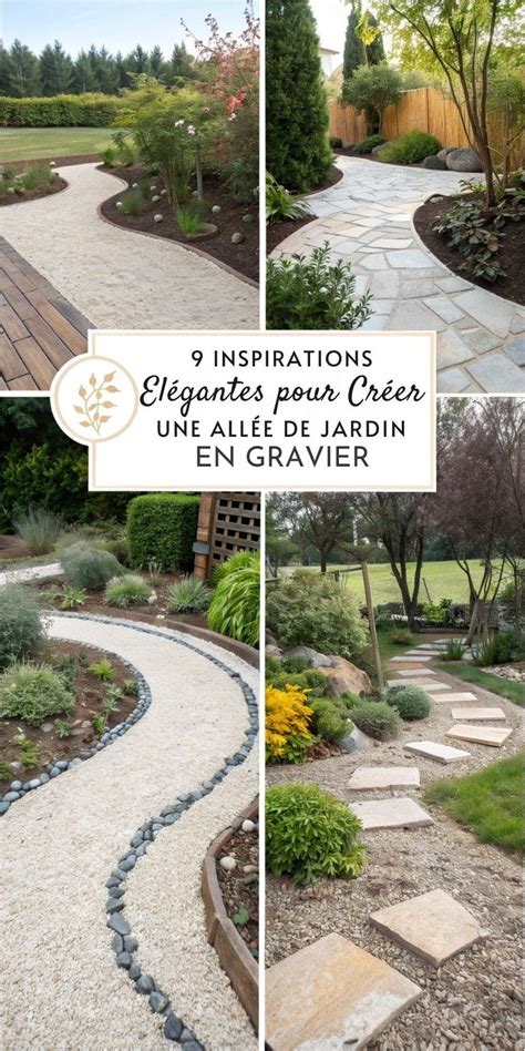 Allée de jardin recouverte d'aiguilles de pin