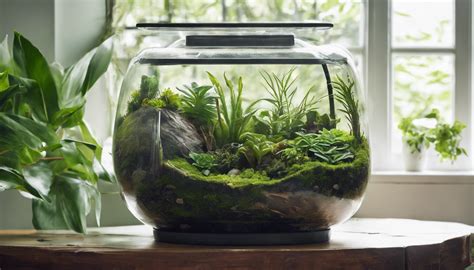 Couches de drainage et de terreau dans un terrarium