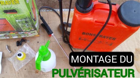 Un pulvérisateur en action sur un gazon