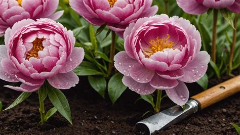 Pivoine blanche en pleine floraison dans un jardin ensoleillé
