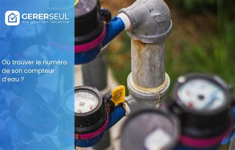 Schéma explicatif du fonctionnement d'un compteur d'eau de jardin installé sur une conduite extérieure