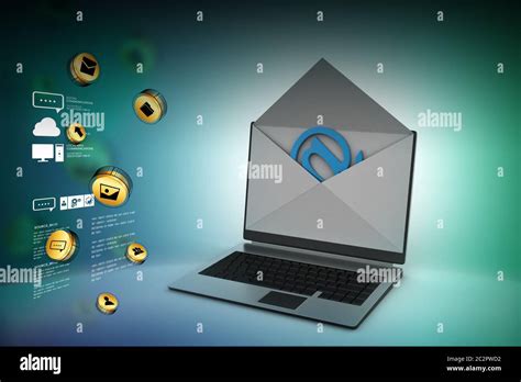 Personne écrivant un email sur un ordinateur portable