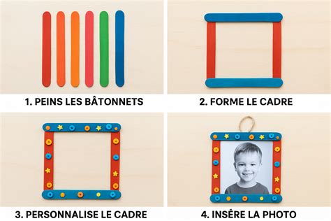 Photo de pancartes colorées en papier plastifié fixées sur des bâtonnets de glace