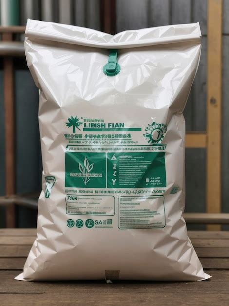 Photo montrant un sac d'engrais Algoflash de 18kg dans un environnement de stockage propre
