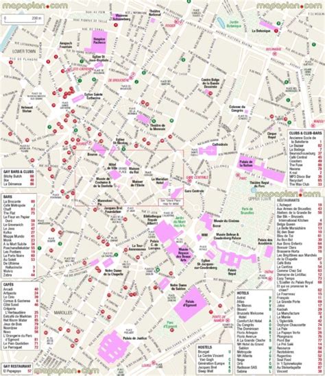 Plan détaillé du centre historique de Verfeil avec les points d'intérêt culturels
