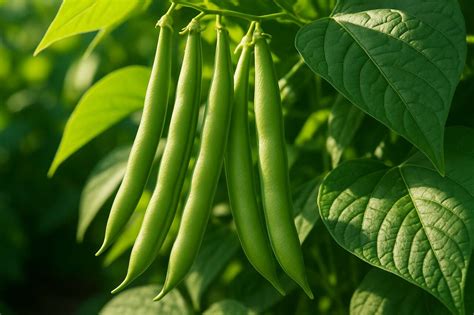 Système d'arrosage au pied pour haricots verts
