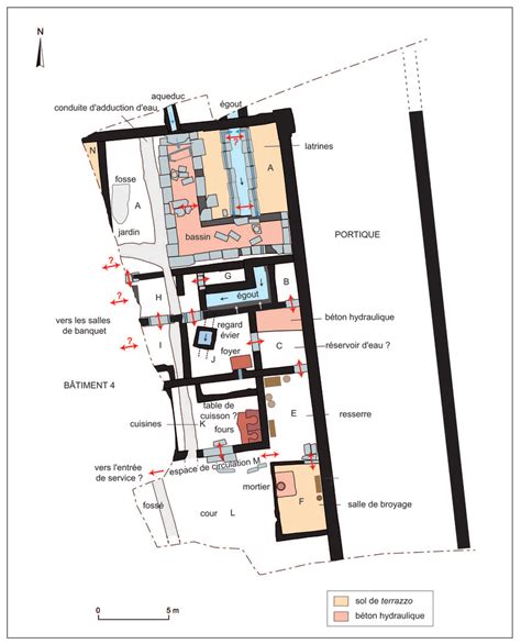 Plan schématique du jardin de Paul avec les contraintes des réseaux