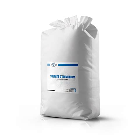 Sac de sulfate d'ammonium utilisé comme engrais