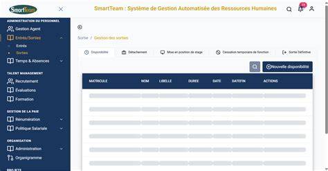 Interface de gestion de l'équipement et des matérias pour récolteurs