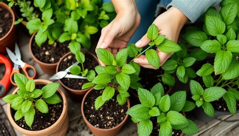 Différentes méthodes de bouturage (tige, feuille, racine)