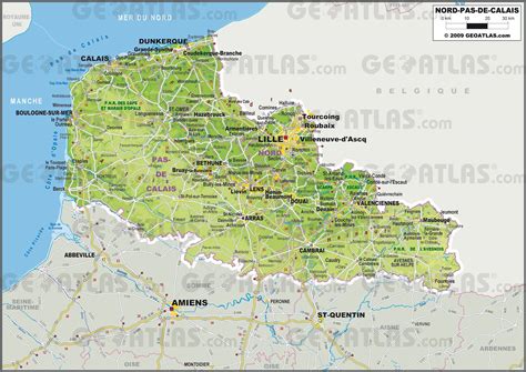 Carte des fermes et cueillettes du Nord-Pas-de-Calais