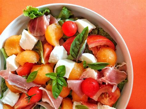 Plat de salade de melon