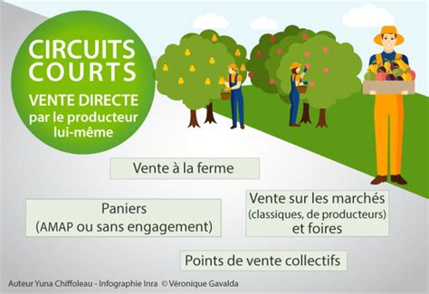 Infographie expliquant les avantages du circuit court en horticulture