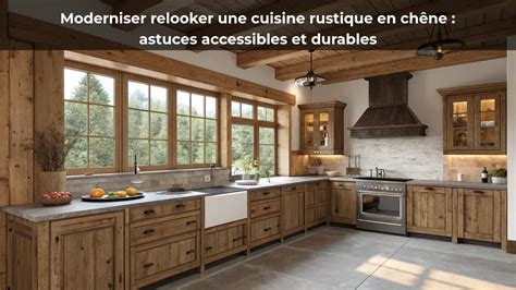Un garde-manger en bois massif disposé dans une cuisine rustique