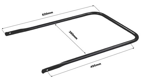 Guidon de tondeuse pliable et rembourré
