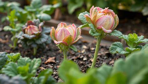 Jeunes pousses de tulipes issues de graines