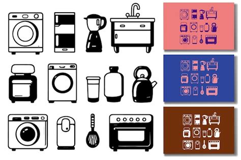 illustration montrant différents types d'appareils de cuisine pour mixer des légumes