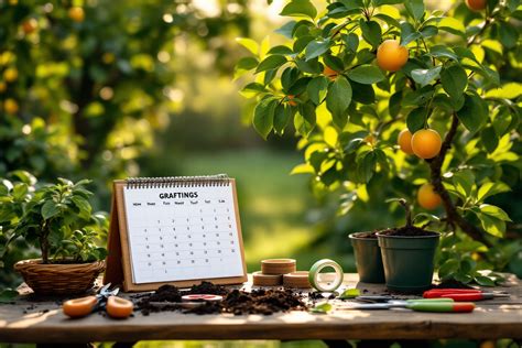 Calendrier des greffes fruitières par mois et par technique