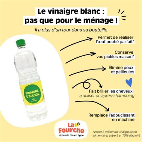 Infographie montrant le vinaigre blanc, le sel et le liquide vaisselle avec leurs fonctions respectives